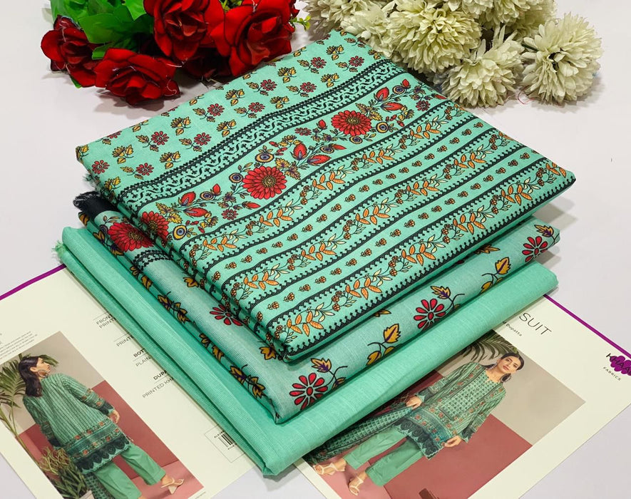 DIGITAL PRINT LUXURY SLUB KHADDAR BY KHAADI