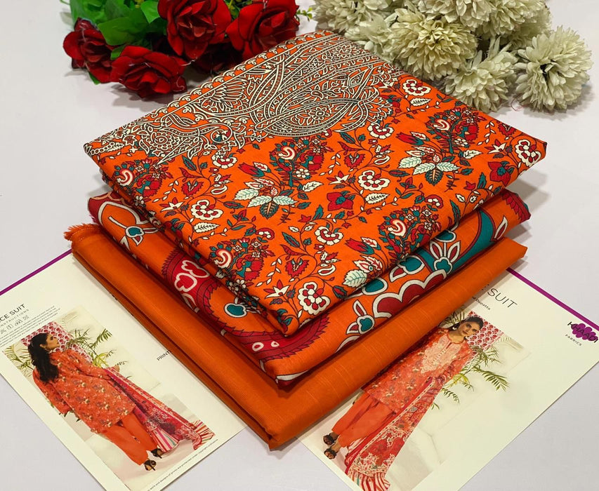 DIGITAL PRINT LUXURY SLUB KHADDAR BY KHAADI