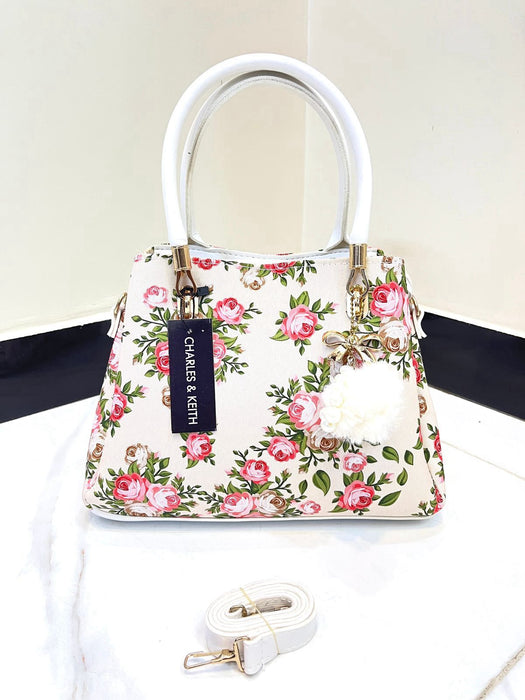 High Quality Floral Bag With Long belt