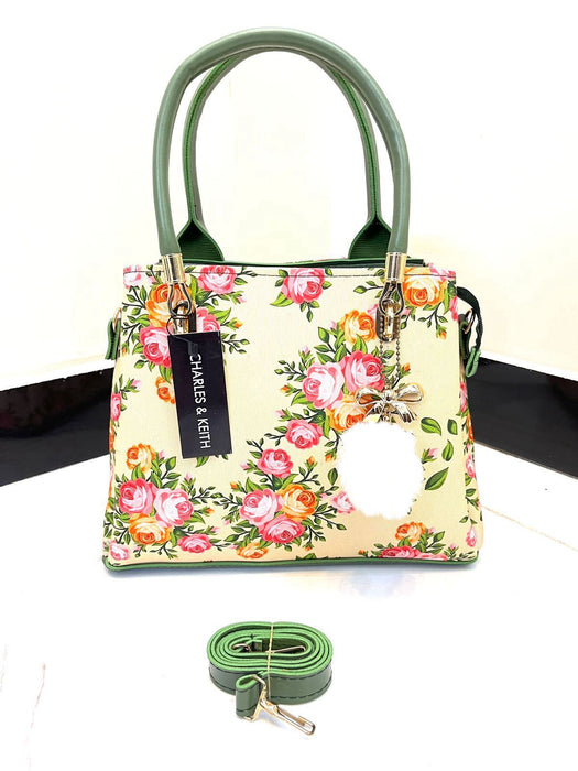 High Quality Floral Bag With Long belt