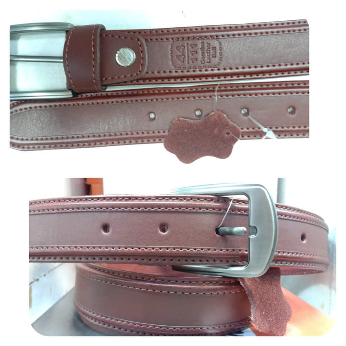 High Quality Leather Wallet Plus Belt Gift Set For Men