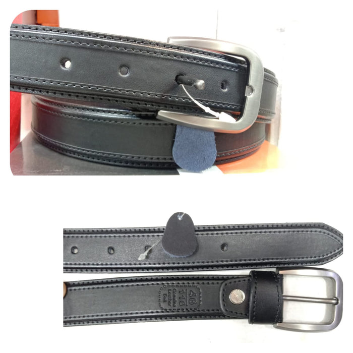 High Quality Leather Wallet Plus Belt Gift Set For Men