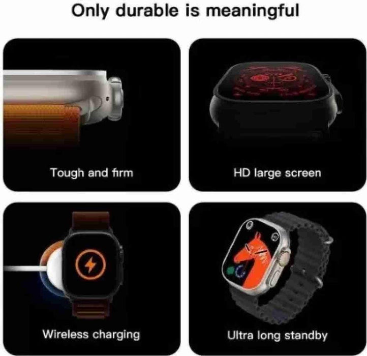 7 in 1 Ultra-2 Crown Smart Watch