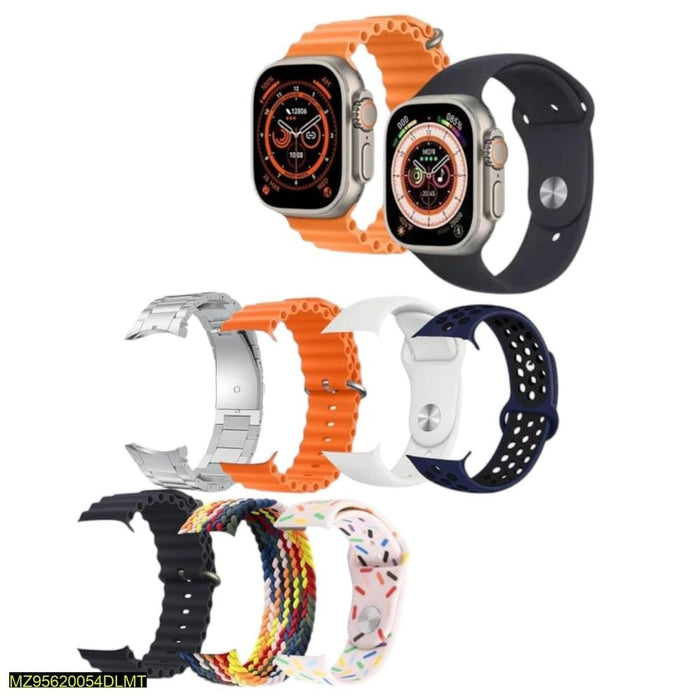 7 in 1 Ultra-2 Crown Smart Watch