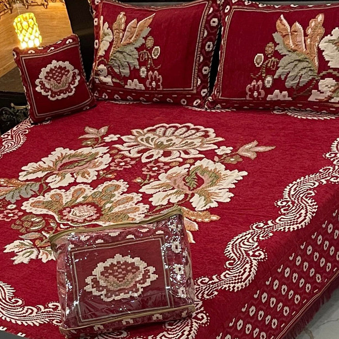 4Pc Velvet Jaquard Bedsheet