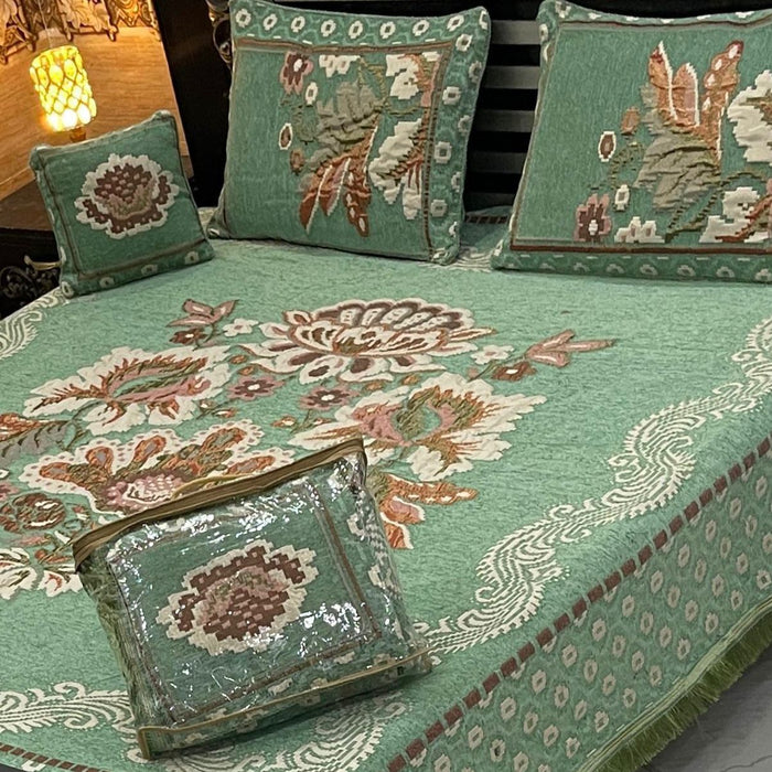 4Pc Velvet Jaquard Bedsheet