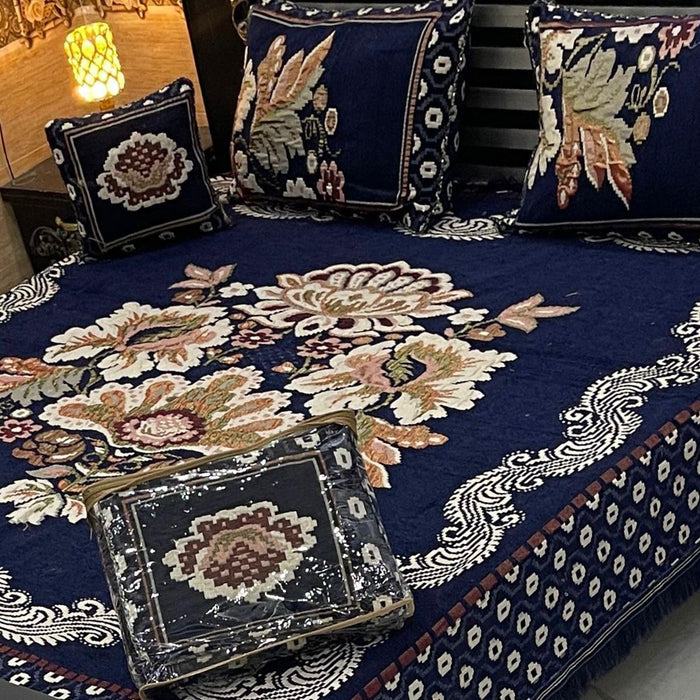 4Pc Velvet Jaquard Bedsheet