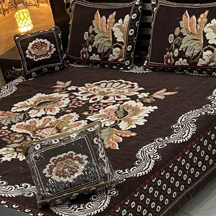 4Pc Velvet Jaquard Bedsheet