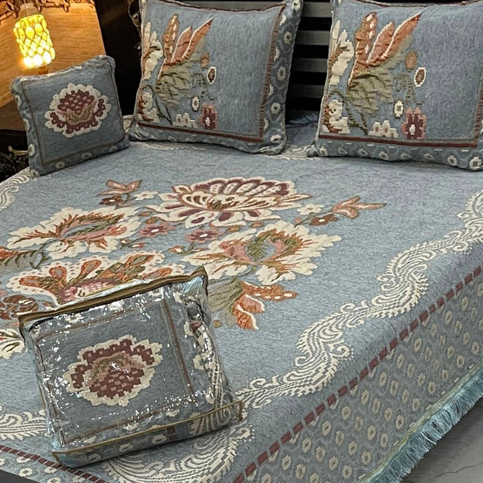 4Pc Velvet Jaquard Bedsheet