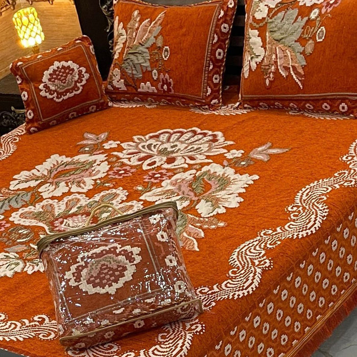 4Pc Velvet Jaquard Bedsheet