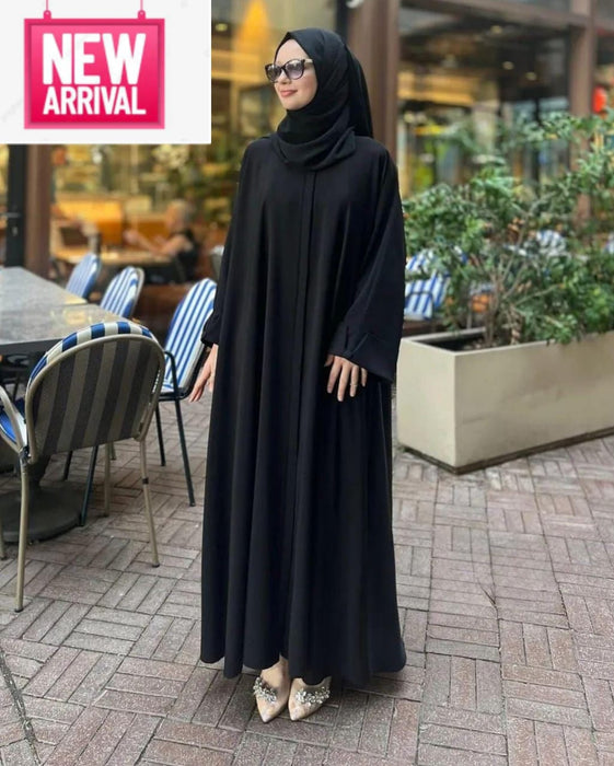 Black classic abaya With Stoller