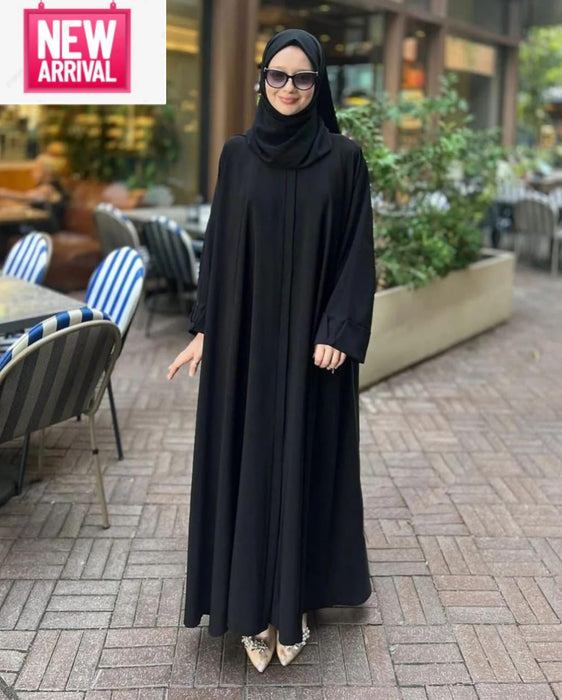 Black classic abaya With Stoller