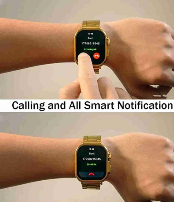 Golden Smart Watch Full HD 49mm