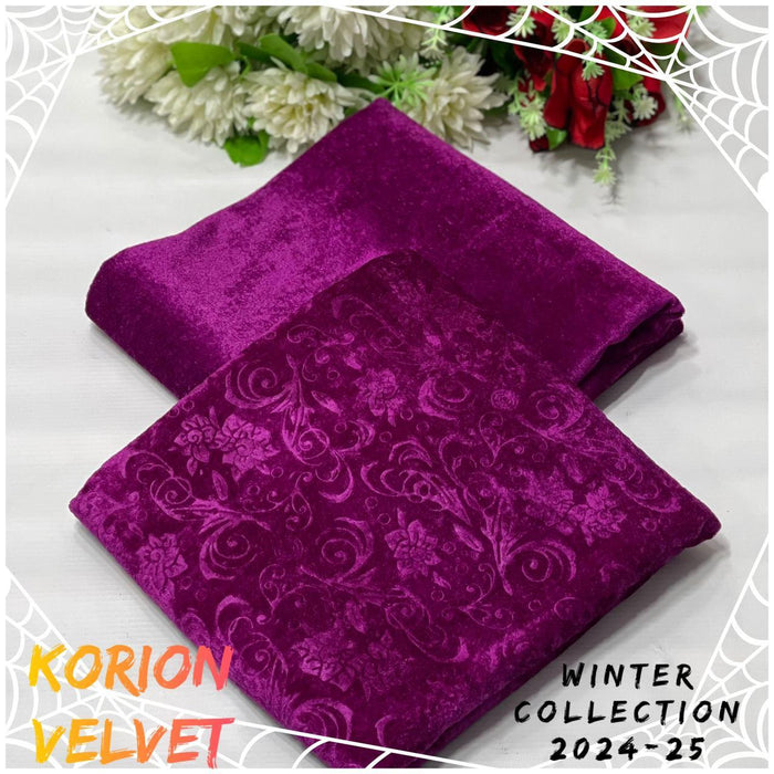 VOL’24-25 AVAILABLE korion velvet 2pc