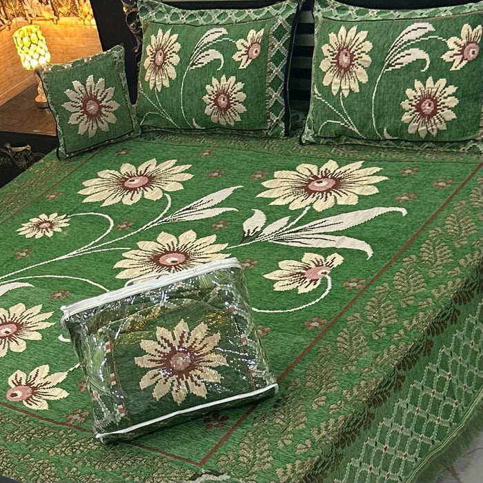 4Pc Velvet Jaquard Bedsheet