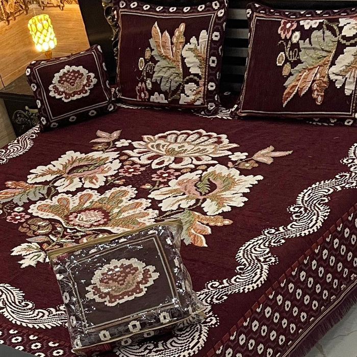 4Pc Velvet Jaquard Bedsheet