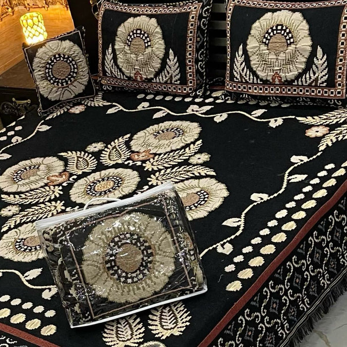 4Pc Velvet Jaquard Bedsheet