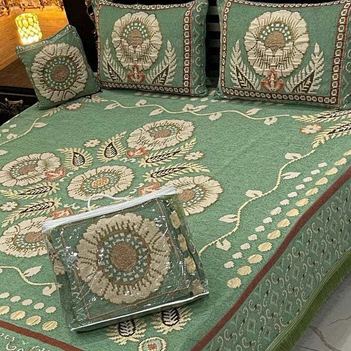 4Pc Velvet Jaquard Bedsheet