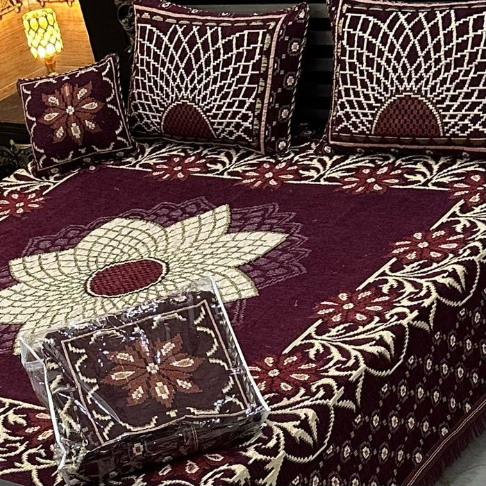 4Pc Velvet Jaquard Bedsheet