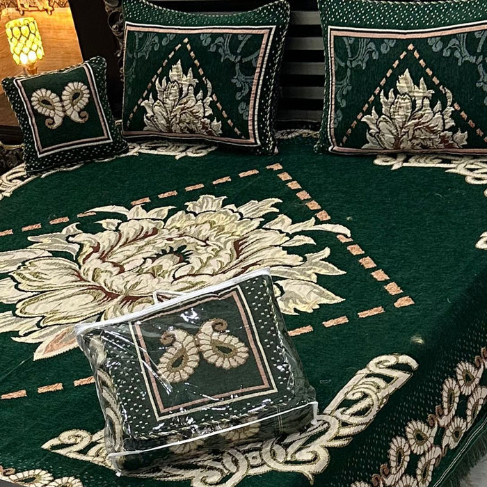 4Pc Velvet Jaquard Bedsheet