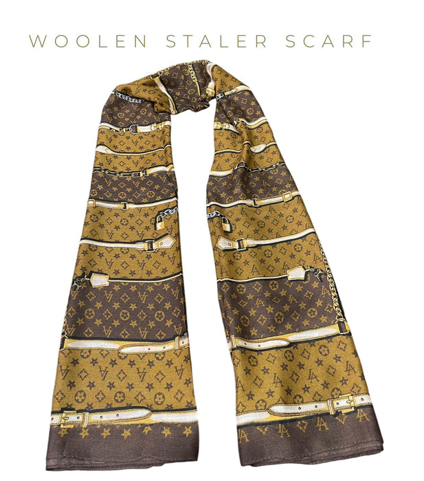 Fully luxury printed scarf