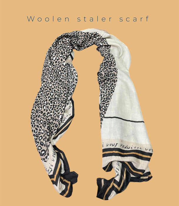 Fully luxury printed scarf