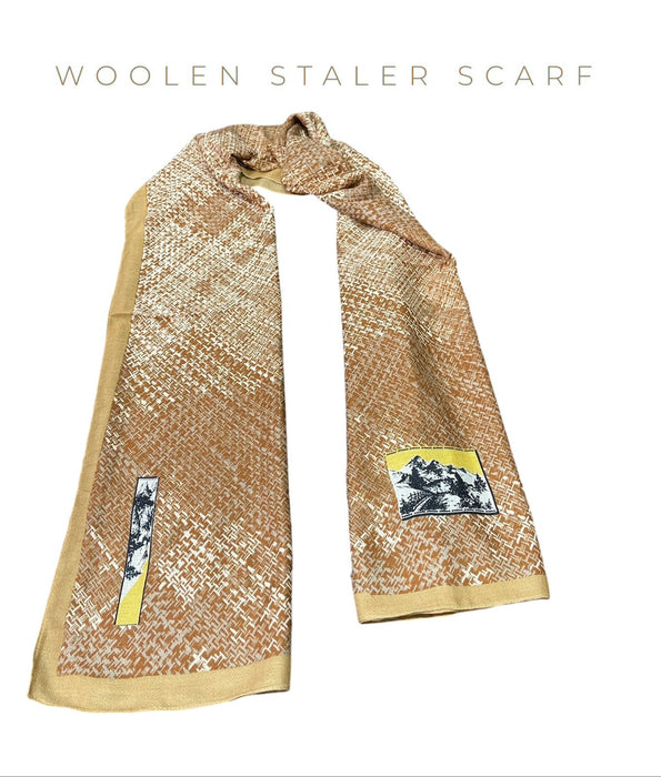 Fully luxury printed scarf