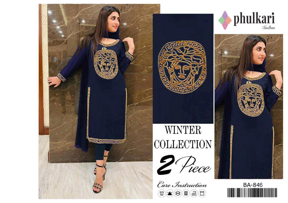 BRAND:PHULKARRI CODE:BA846 FABRIC SOFT KATAN SILK 2024