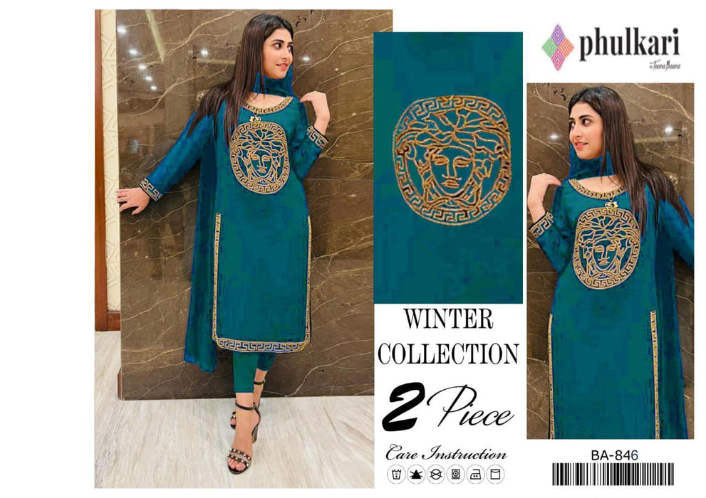 BRAND:PHULKARRI CODE:BA846 FABRIC SOFT KATAN SILK 2024