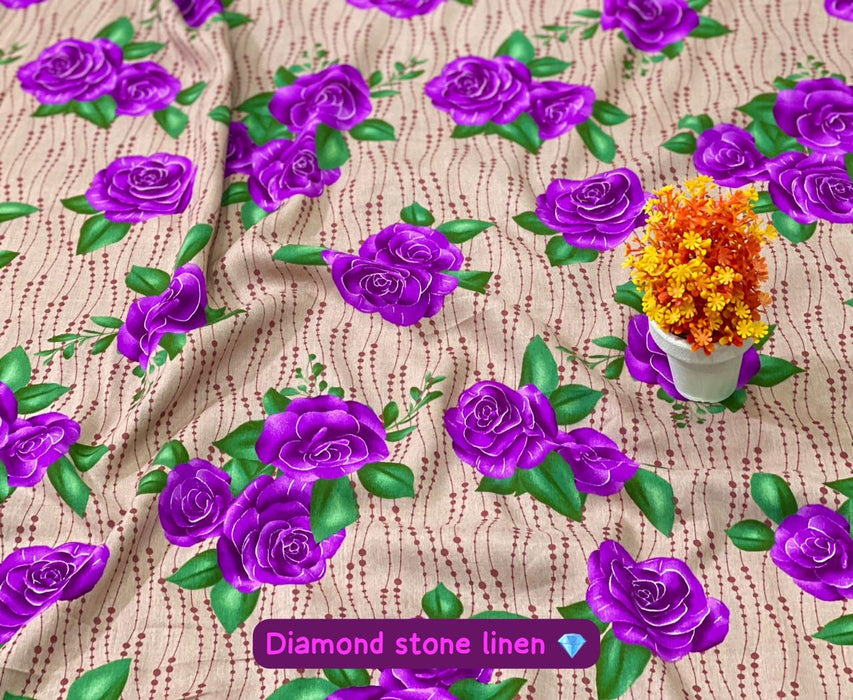 Fabric: DIAMOND STONE LINEN 72/72