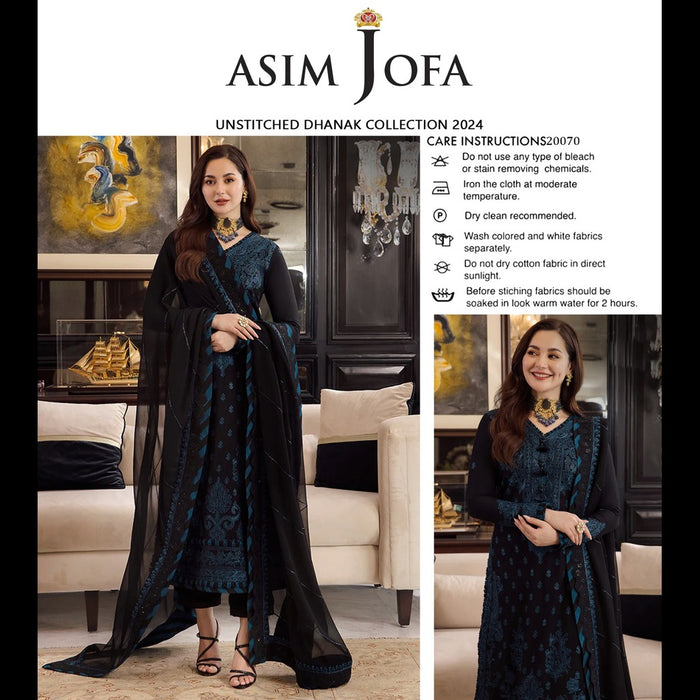 Asim Jofa Dhanak 3-Piece Collection with Embroidered Shawl