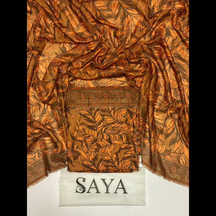 Saya Print Viscose Slub Allover Volume 3-Piece Collection