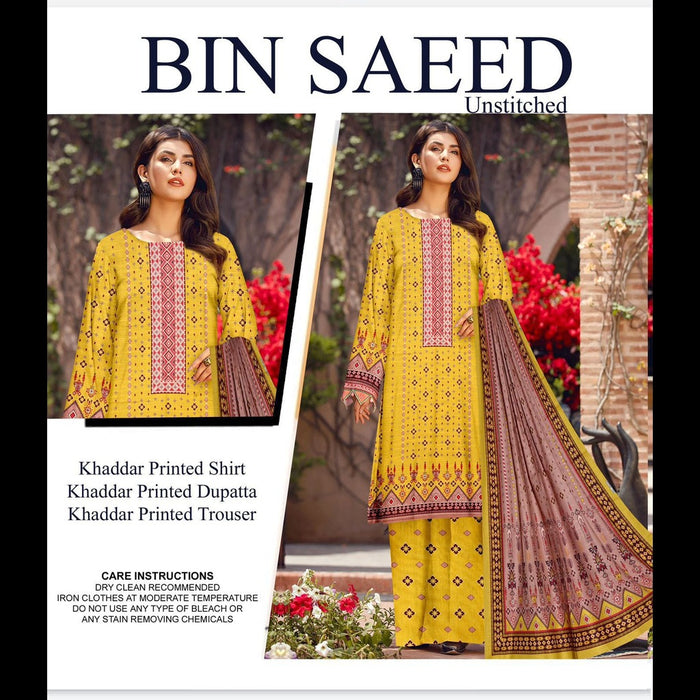 Khaddar Digital Print Allover – Volume 3-Piece Collection