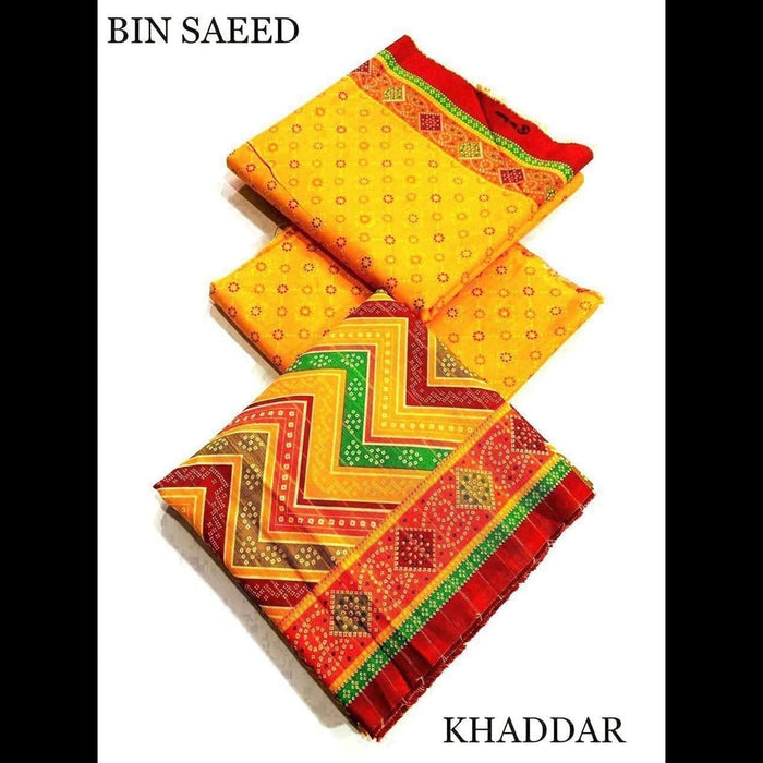 Original Bin Saeed 3-Piece Khaddar Collection 2024