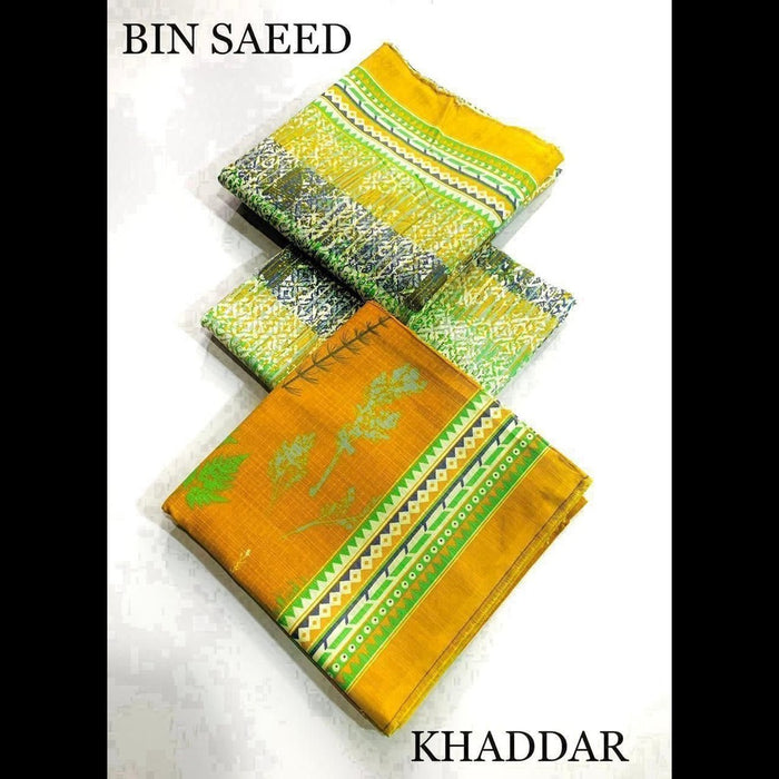 Original Bin Saeed 3-Piece Khaddar Collection 2024