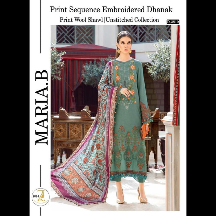 Dhanak Collection 2024 – Elegant Winter 3-Piece Set