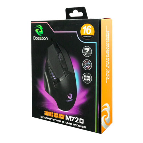 Shadow M720 3200DPI, 7 Buttons RGB Competitive Gaming Mouse