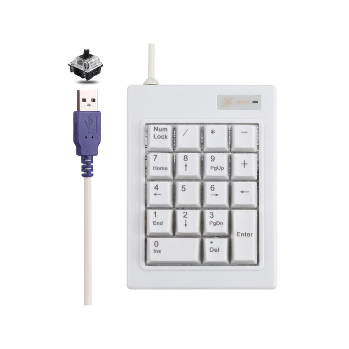 18 Keys Wired Black Shaft Mechanical Numeric Keypad