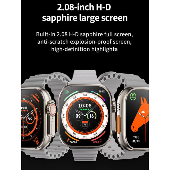 S9 Ultra smart watch With 3 Straps