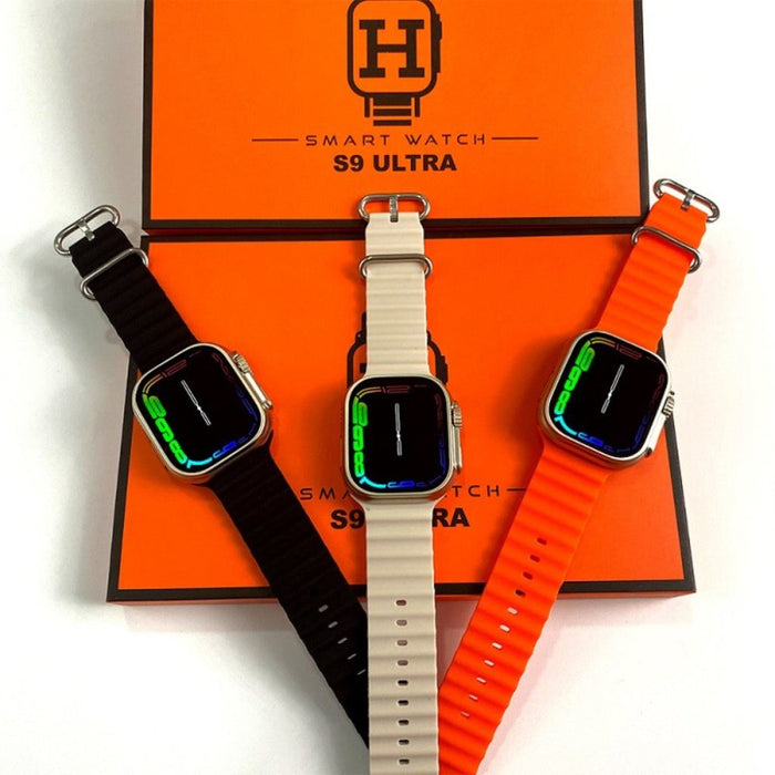 S9 Ultra smart watch With 3 Straps