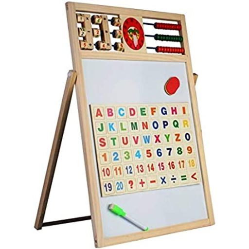 Educational Multipurpose Double-Sided Learning Magnetic Wooden Board