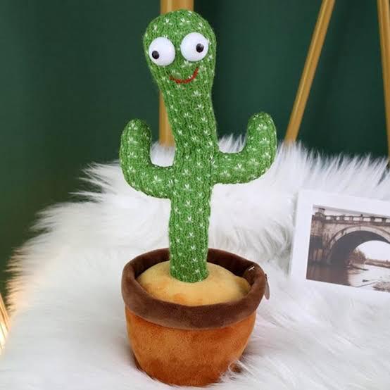 Portable Rechargeable Dancing Cactus Toy (high Quality)