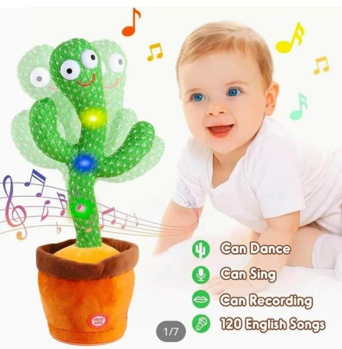 Portable Rechargeable Dancing Cactus Toy (high Quality)