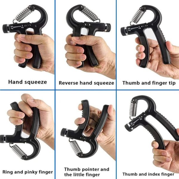 Hand Exerciser | Hand Grip Strengthener Adjustable Resistance Wrist Strengthener Forearm Gripper Hand Workout Squeezer Grip Strength Trainer(random Colour) Made In China