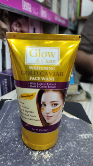 Glow & Clean Whitening Gold Caviar Face Wash