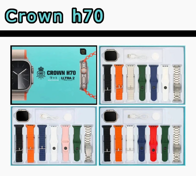 CROWN H70 ULTRA 2 SMART WATCH 7+1