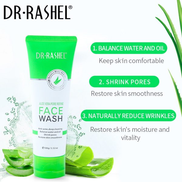 Dr Rashel Aloe Vera Anti Acne Deep Cleaning Pore Refine Face Wash (100 Gm)