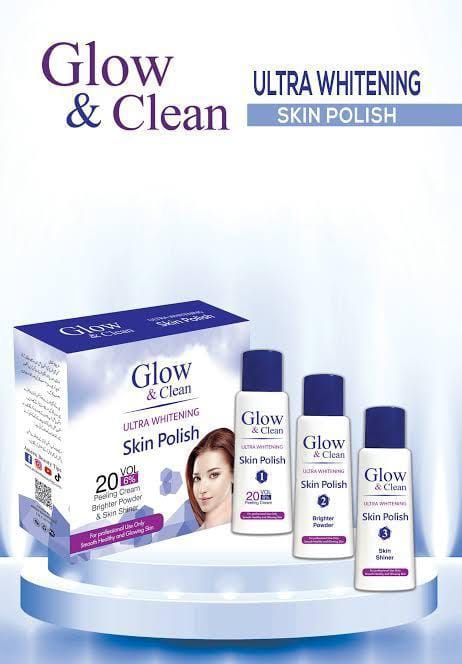 Glow & Clean Ultra Whitening Skin Polish Kit