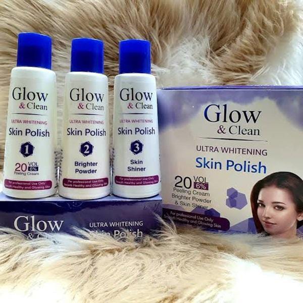 Glow & Clean Ultra Whitening Skin Polish Kit