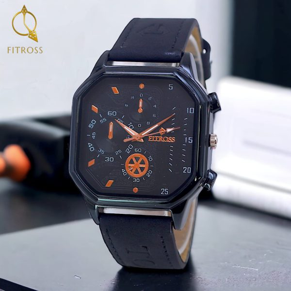 Fitros Square Strap Gents Watch